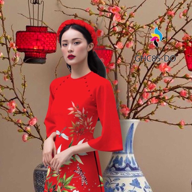 Áo dài tơ gân