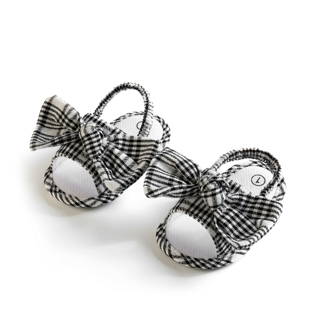 Xăng đan cotton mềm mại cho bé gái sơ sinh