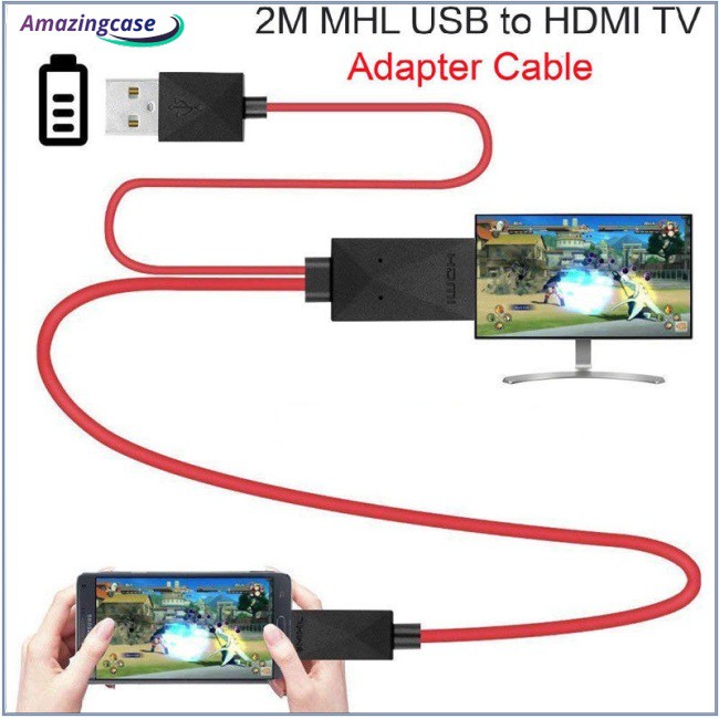 Dây cáp chuyển đổi Micro USB sang HDMI 1080P HD TV dành cho điện thoại Android