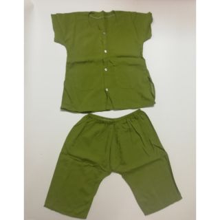 Combo 2 bộ màu xanh lá mạ