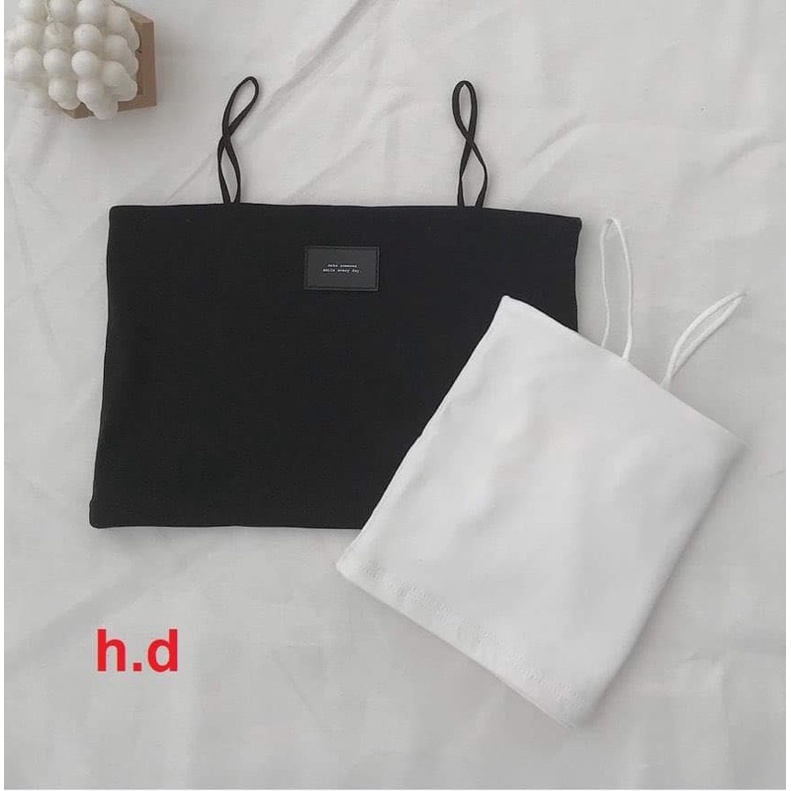Áo 2 dây logo ô vuôg HD6