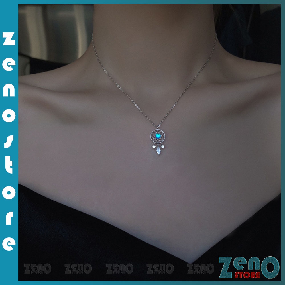 Vòng cổ dreamcatcher (full box) DC05, dây chuyền hợp kim bạc 925 dành cho nữ