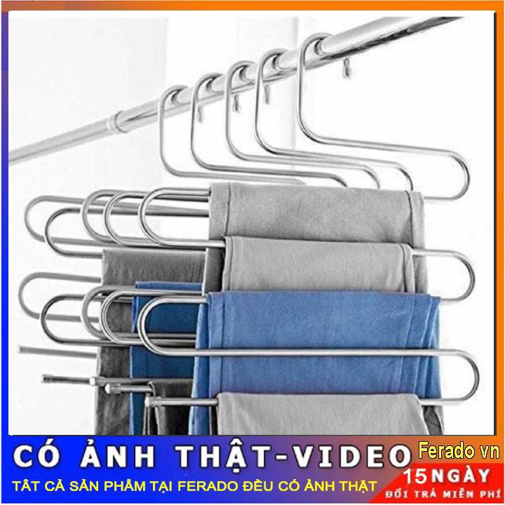MÓC QUẦN INOX 5 TẦNG GIÁ XƯỞNG