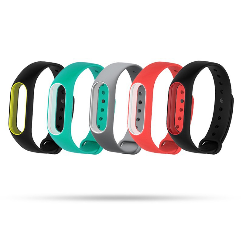 Dây Đeo Silicone Cho Đồng Hồ Thông Minh Xiaomi Mi Band 2 Miband 2