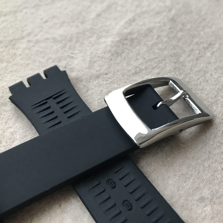 Dây đeo đồng hồ thay thế dây đeo đồng hồ cho dây đeo Swatch 17mm 19mm Dây đeo silicon chất lượng cao