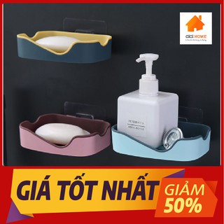 Khay Kệ Đựng Xà Bông Xà Phòng 2 Lớp Dán Tường Cao Cấp Tiện Dụng