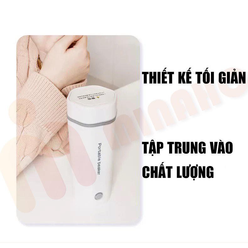 Bình đun nước du dịch Minaho cao cấp siêu tốc - dung tích 450 ml - công suất 300w - Ấm siêu tốc an toàn diện dụng