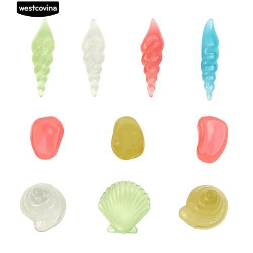 Đá Phát Sáng Hình Vỏ Sò , Sao Biển Trang Trí Bể Cá