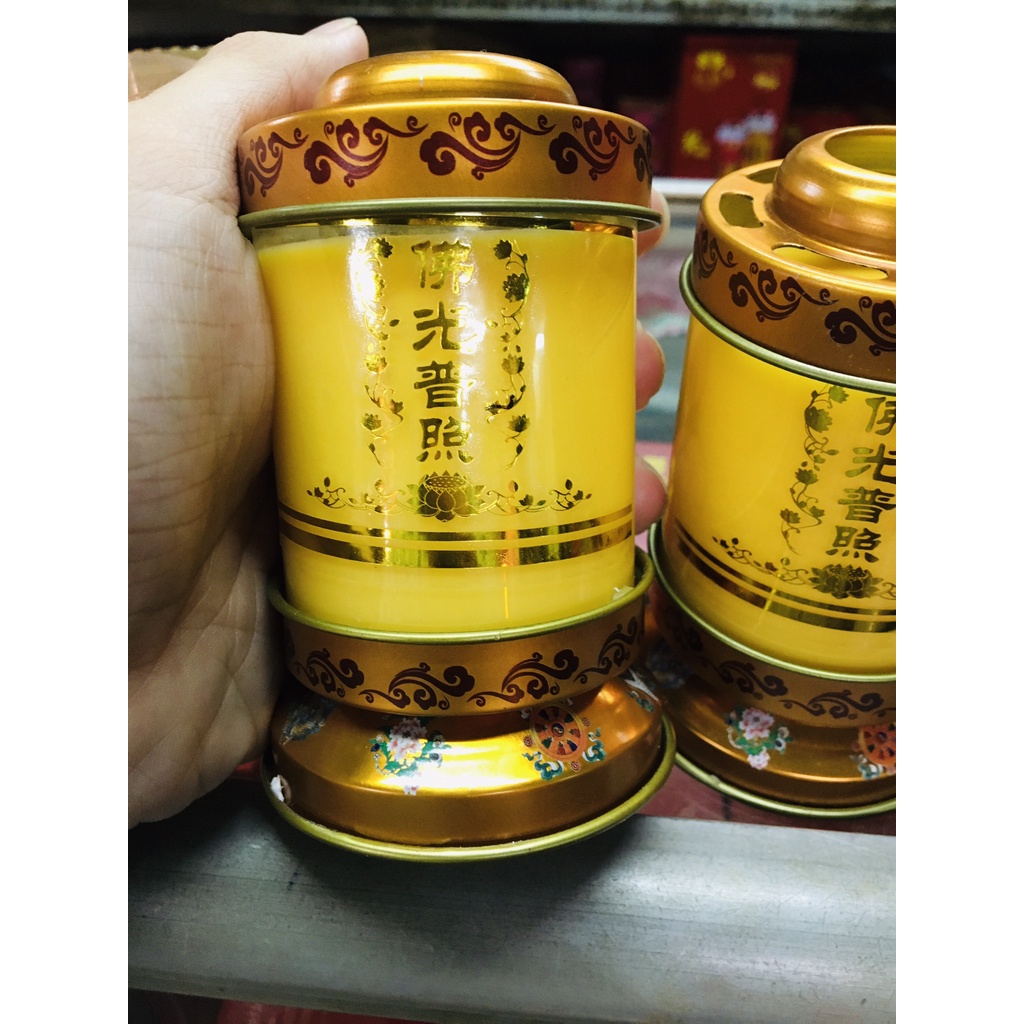 Đèn cầy, nến thủy tinh  -  Văn phòng phẩm Nhơn Phát0