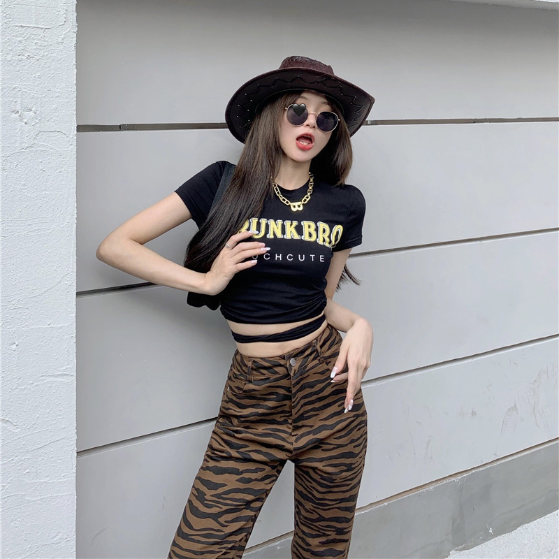 Summer fashion sexy strappy short top women t-shirt