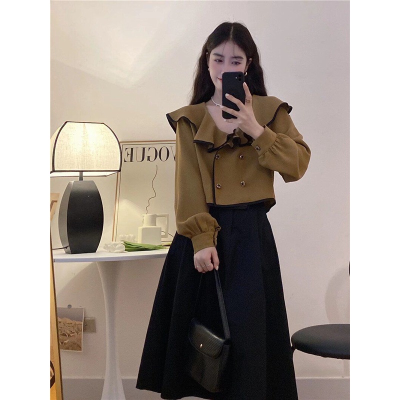 Áo Kiểu Tay Dài Thiết Kế Mới Thời Trang Mùa Thu Dành Cho Nữ