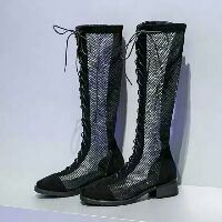 Order ( kèm ảnh thật)  boots da lưới, cao 3p ..