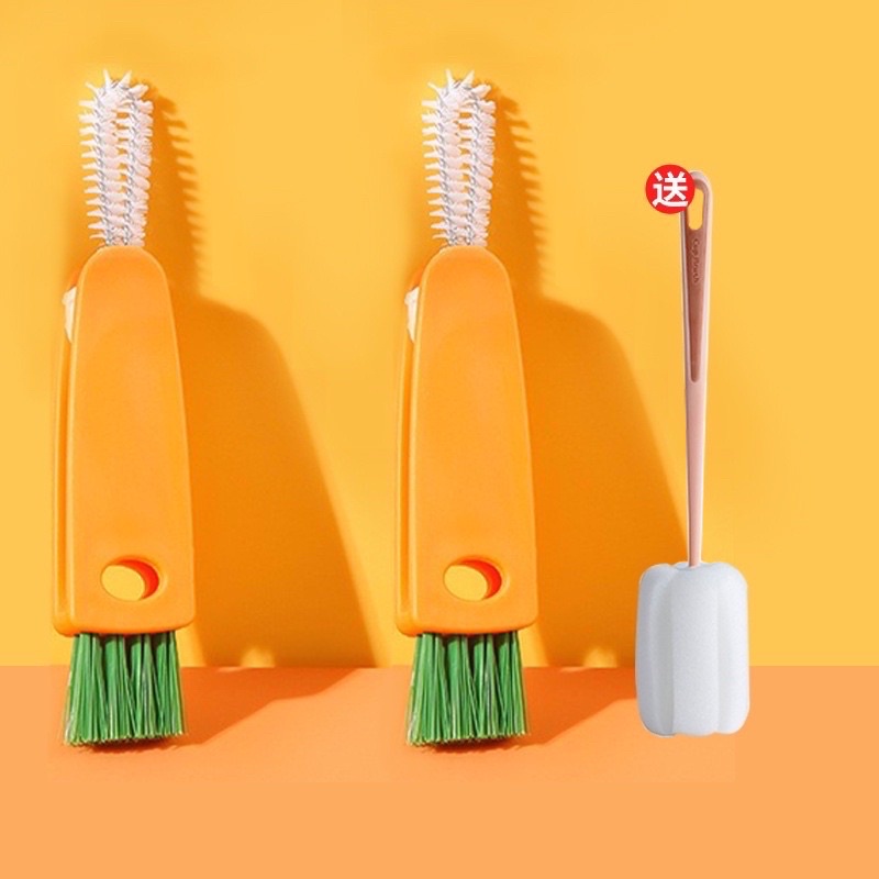 [FREE SHIP] Bộ Dụng Cụ Vệ Sinh Bình Sữa 3 Trong 1 Tiện Dụng