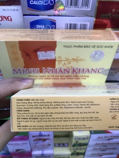 MINH NHÃN KHANG Giúp cho đôi mắt luôn sáng