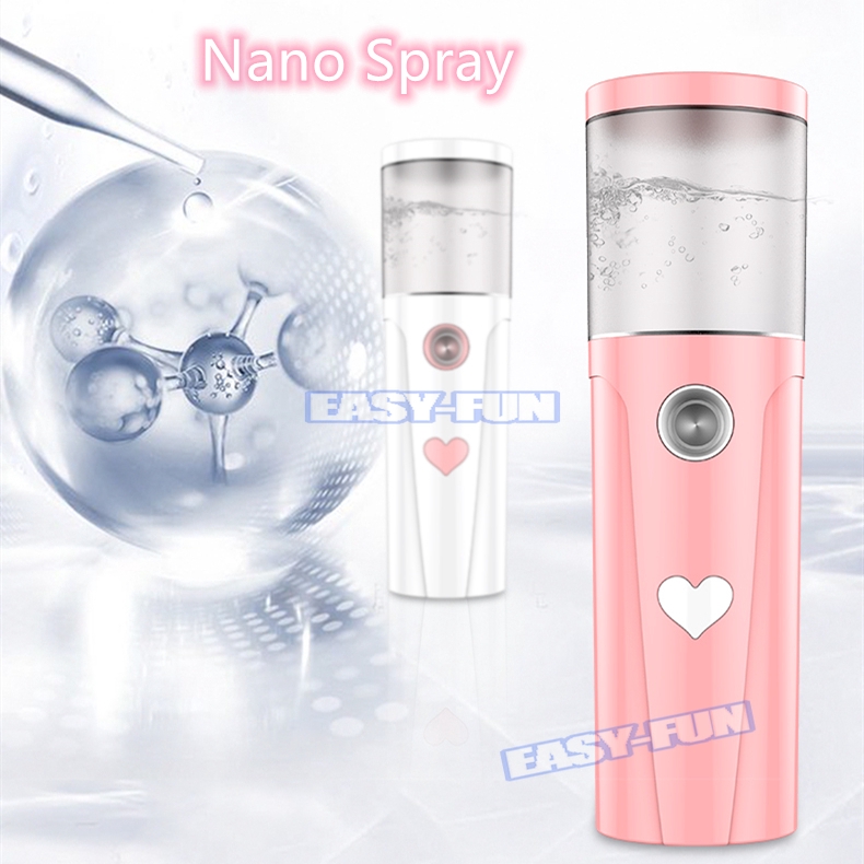 (Hàng Mới Về) Máy Phun Sương Nano Mini Dưỡng Ẩm Da Mặt 30ml / Máy Phun Sương Xông Hơi Mặt  Mini Cầm Tay Hỗ Trợ Dưỡng Da Cấp Nước Tối Đa | BigBuy360 - bigbuy360.vn