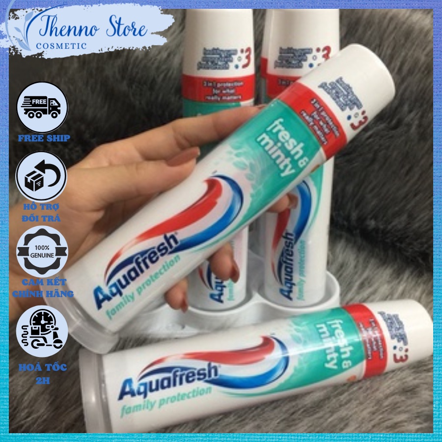 Kem Đánh Răng Aquafresh Whitening ống 100ml – Hàng Mỹ chính hãng