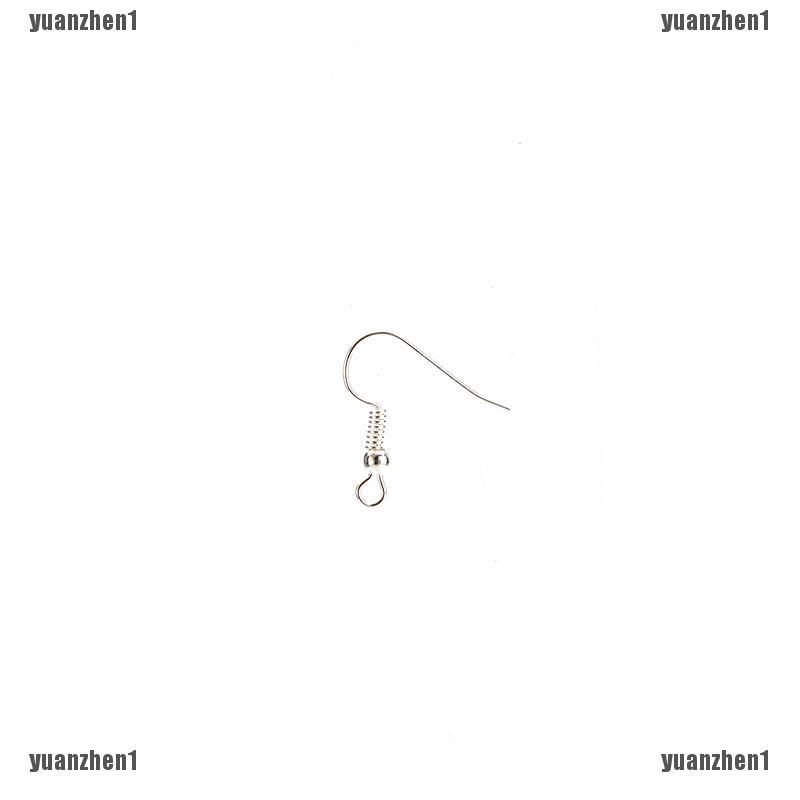 100 móc khuyên tai bạc dùng làm đồ trang sức tiện lợi