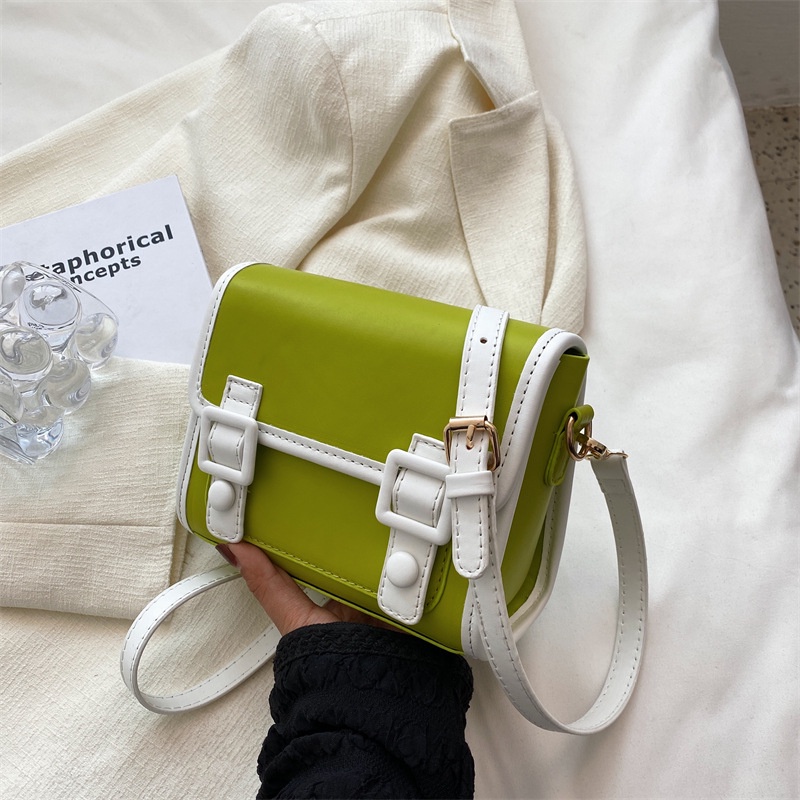 Túi Đeo Vai Màu Sắc Tương Phản Thời Trang Cao Cấp Cho Nữ