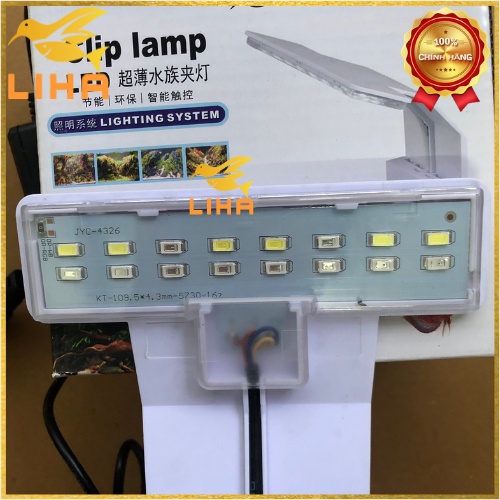 Đèn Led Kẹp Vipsun M-180 - Led Trắng, Đổi Màu Led Kẹp Thành Hồ Cá Thủy Sinh 15-25cm