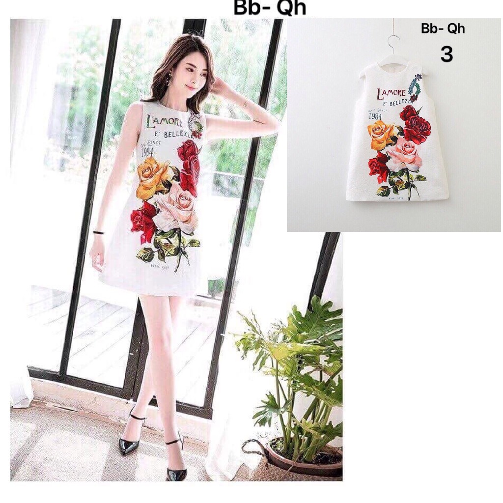 Đầm đôi mẹ và bé gái