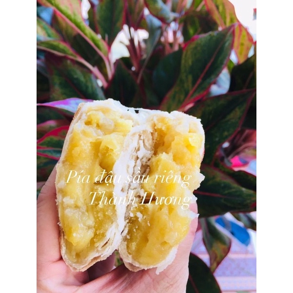 Bánh Pía nhân đậu xanh sầu riêng trứng muối/ không trứng Thành Hương 320gr/cây 4cái