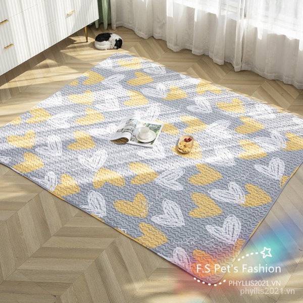 ♡ F.S ♡Thảm Trải Sàn Cho Thú Cưng Đa Chức Năng, Thảm Sofa/Mèo Con Chó/Thảm Chó Mèo Cotton/Cho Bé Bò
