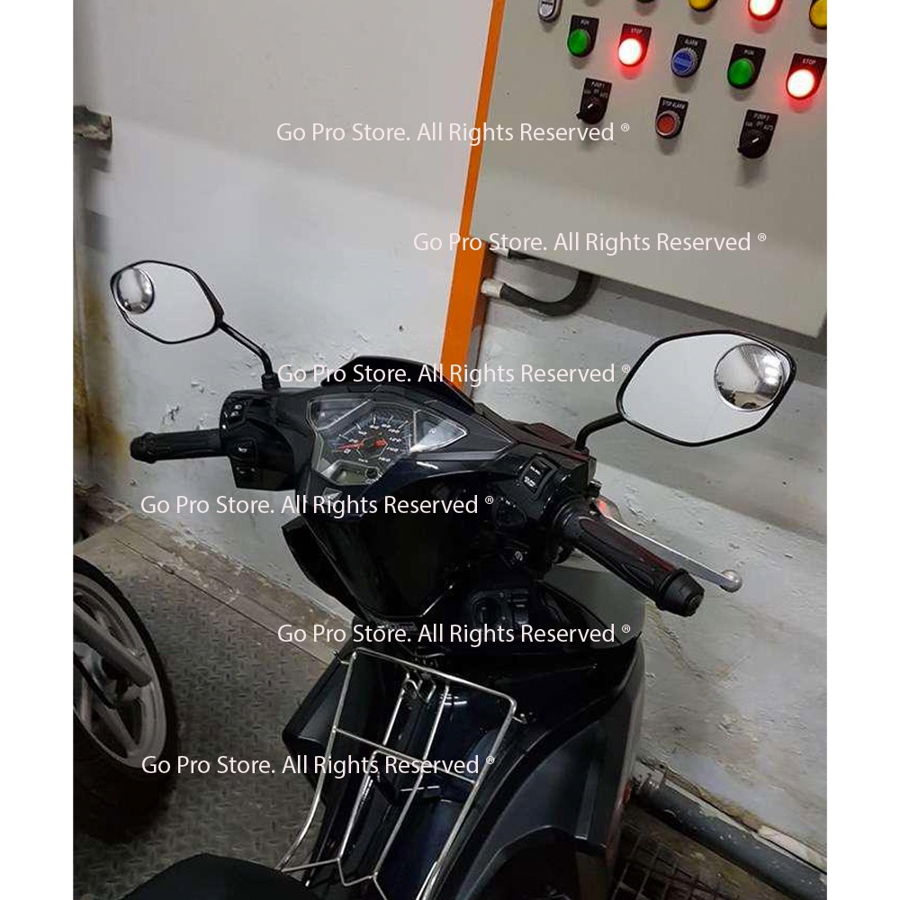 Bộ 02 Gương Cầu Lồi Xóa Điểm Mù Xe Máy, Ô tô