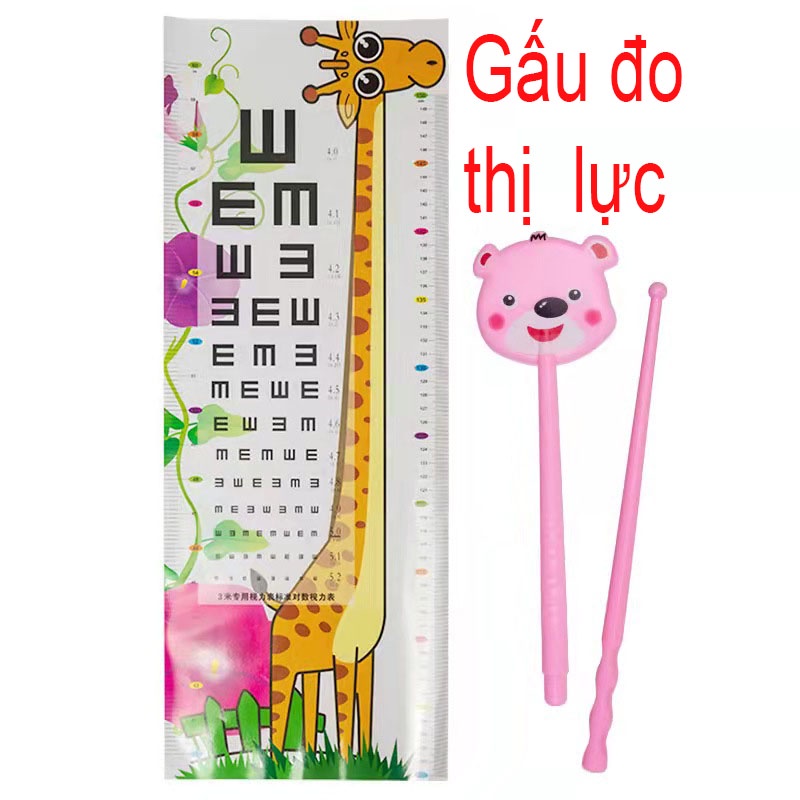 đồ chơi bác sĩ,biểu đồ đo thị lực