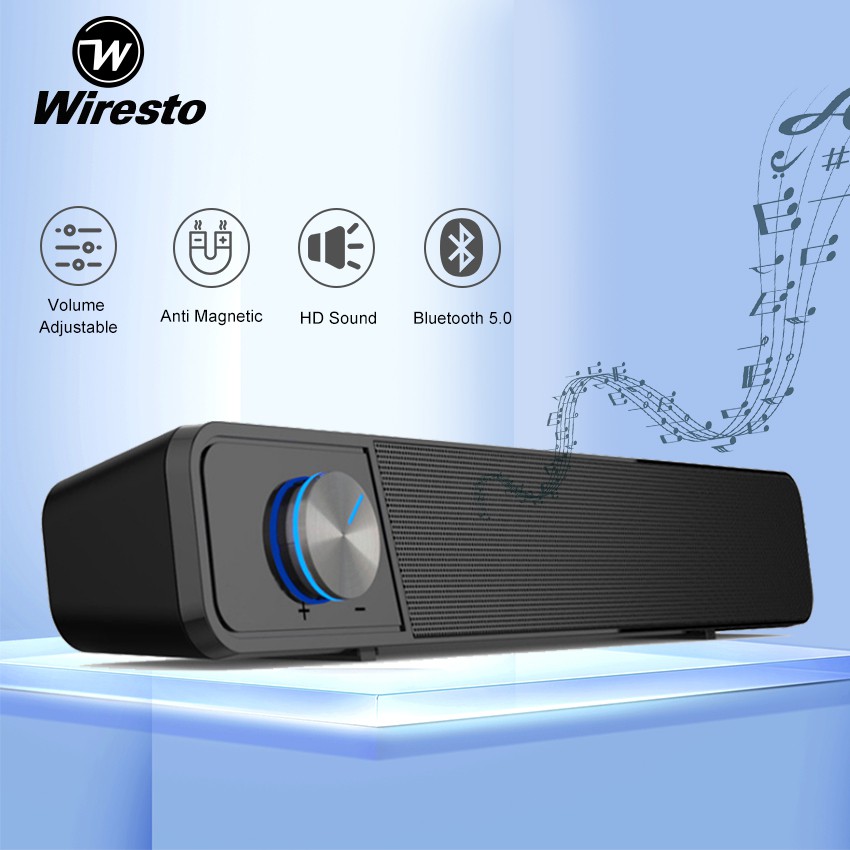 Loa Không Dây Wiresto Kết Nối Bluetooth 5.0 Âm Thanh Nổi 4D Chống Từ Trường Cho Gia Đình / Văn Phòng