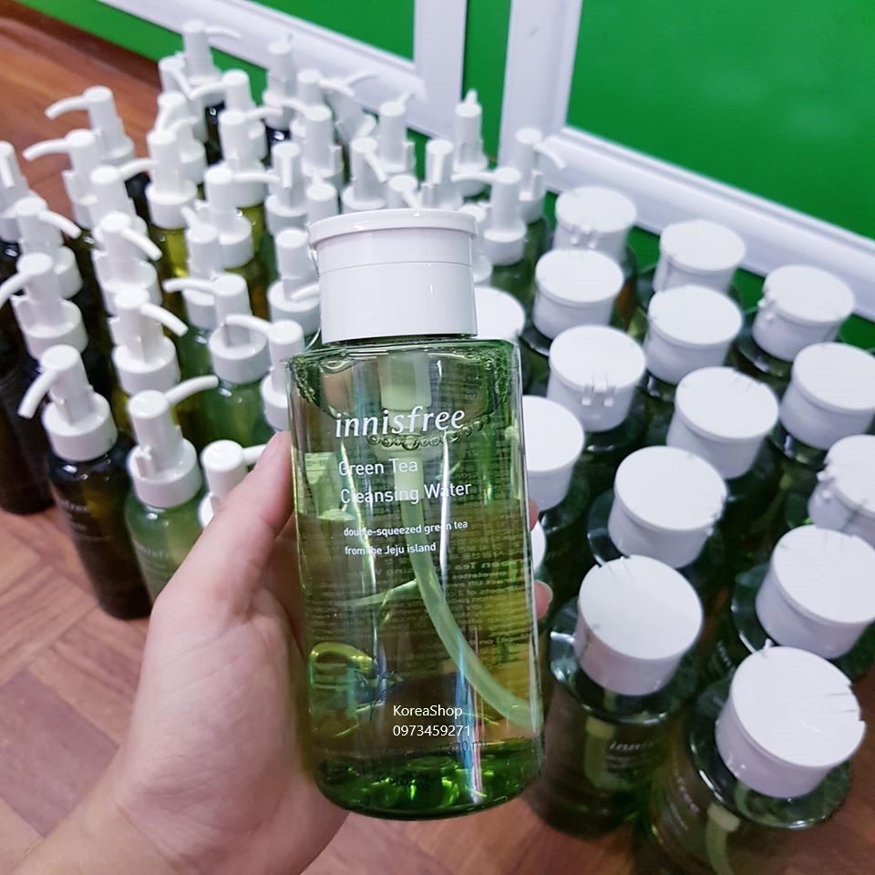 Nước tẩy trang trà xanh Innisfree Green Tea mẫu mới