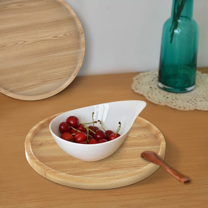 Khuôn silicon đúc nhựa resin làm miếng lót thức ăn hình tròn DIY