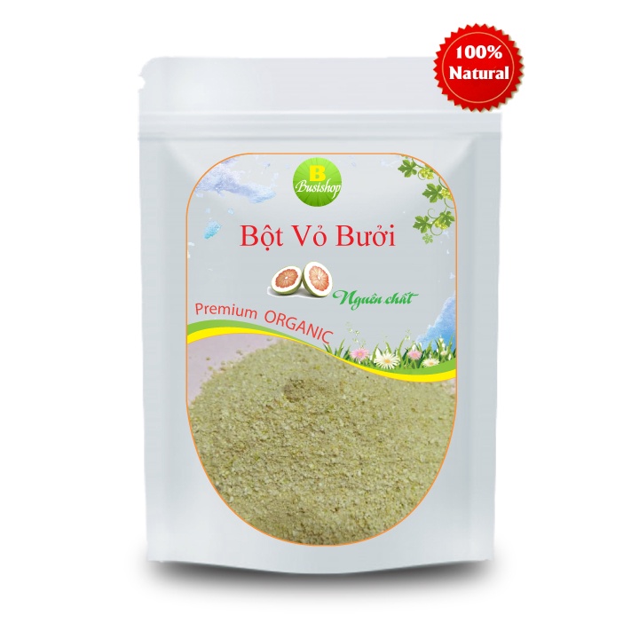 Bột Vỏ Bưởi Nguyên Chất 100g - Đẹp Da, Giảm Cân, Mọc Tóc