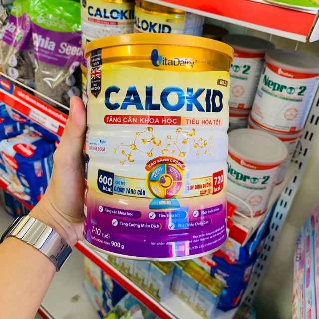 Sữa bột Calokid Gold VitaDairy 900G 1-10 tuổi