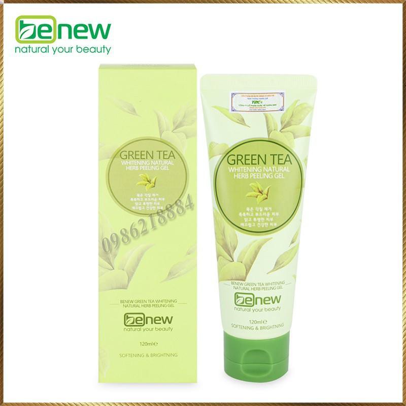 Tẩy da chết trà xanh Benew Green Tea Peeling Gel  SX