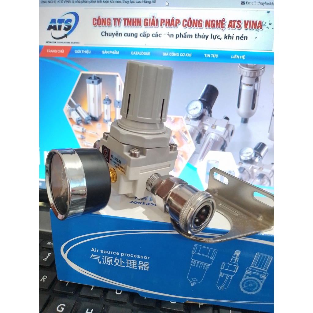 Van điều áp khí nén AR2000-02 loại tốt +SMPM