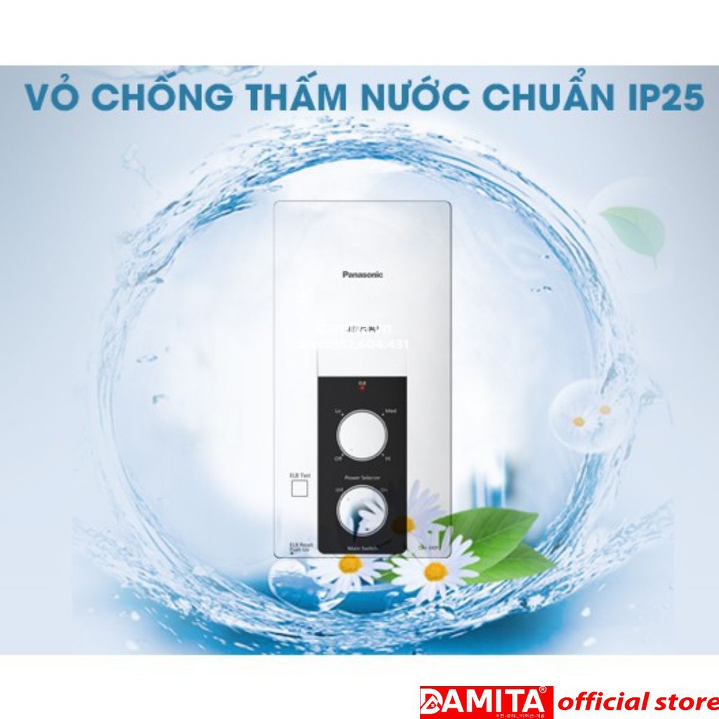 Máy nước nóng trực tiếp có bơm Panasonic DH-3RP2VK – 3500W