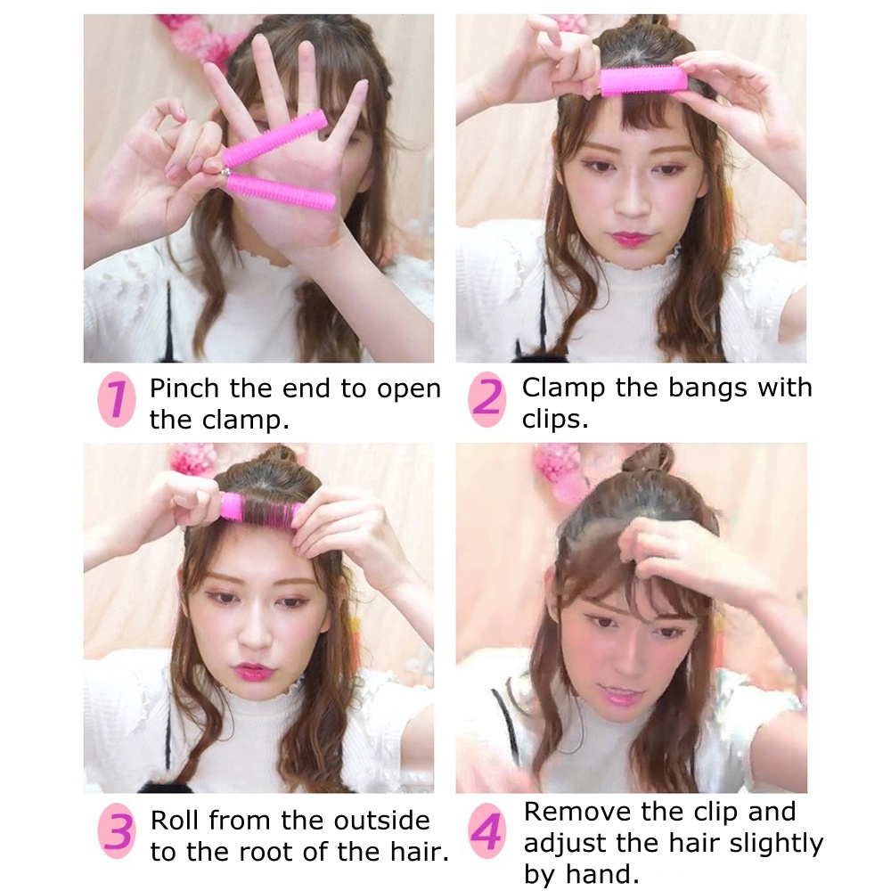 [Hàng mới về] Set 1 hoặc 3 lô uốn tóc xoăn phồng bồng bềnh tự nhiên cho phái nữ tùy chọn