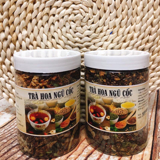 Trà Hoa Ngũ Cốc - Tiêu Mỡ - Giải độc cơ thể - SẢN PHẨM THỰC DƯỠNG 400gr