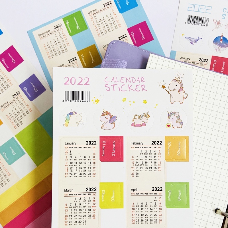 Miếng Dán Ghi Chú Họa Tiết Hoạt Hình Dễ Thương Dùng Trang Trí Sổ Tay DIY