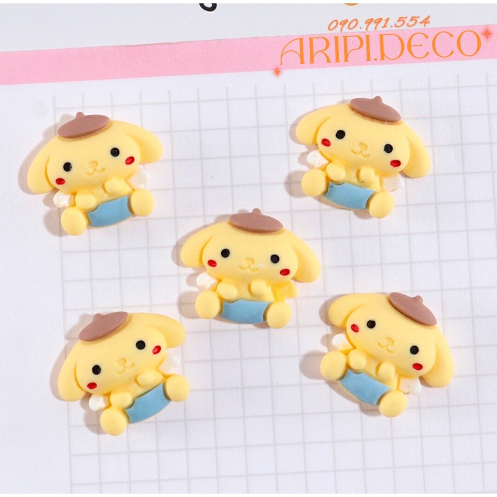 Charm siêu xinh hoạt hình B13/Nguyên liệu làm phụ kiện handmade vòng tay / resin