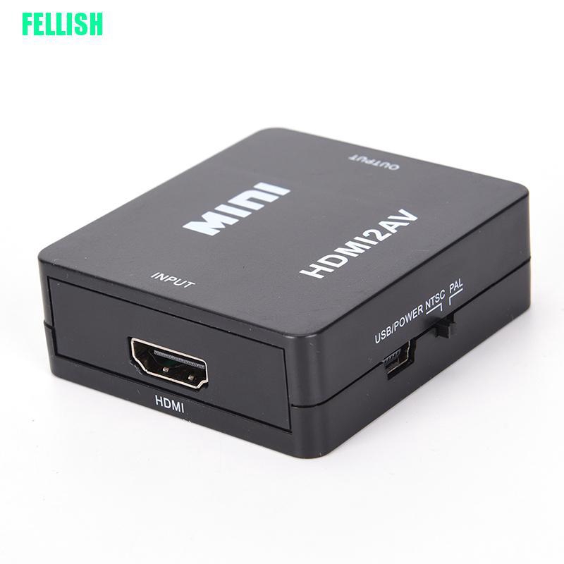 Bộ Chuyển Đổi Hdmi Sang Rca Av / Cvbs Hd 1080p Mini Hdmi2Av