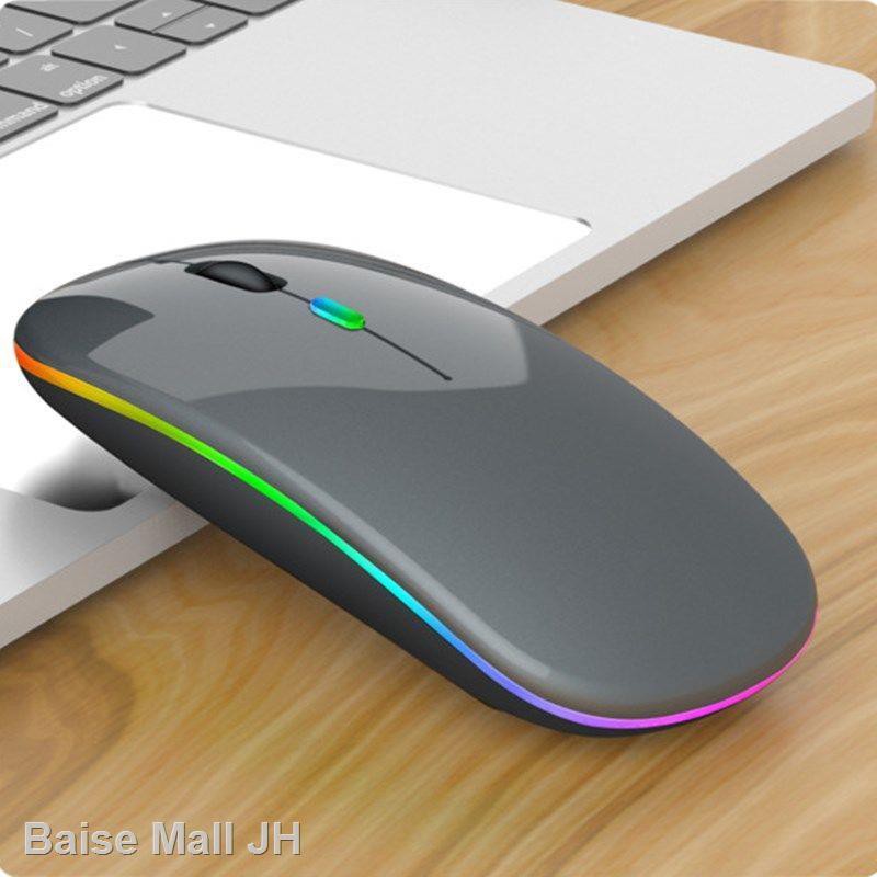 Bluetooth ba chế độ tắt tiếng chuột không dây phát sáng máy tính để bàn có thể sạc lại điện thoại di động bảng