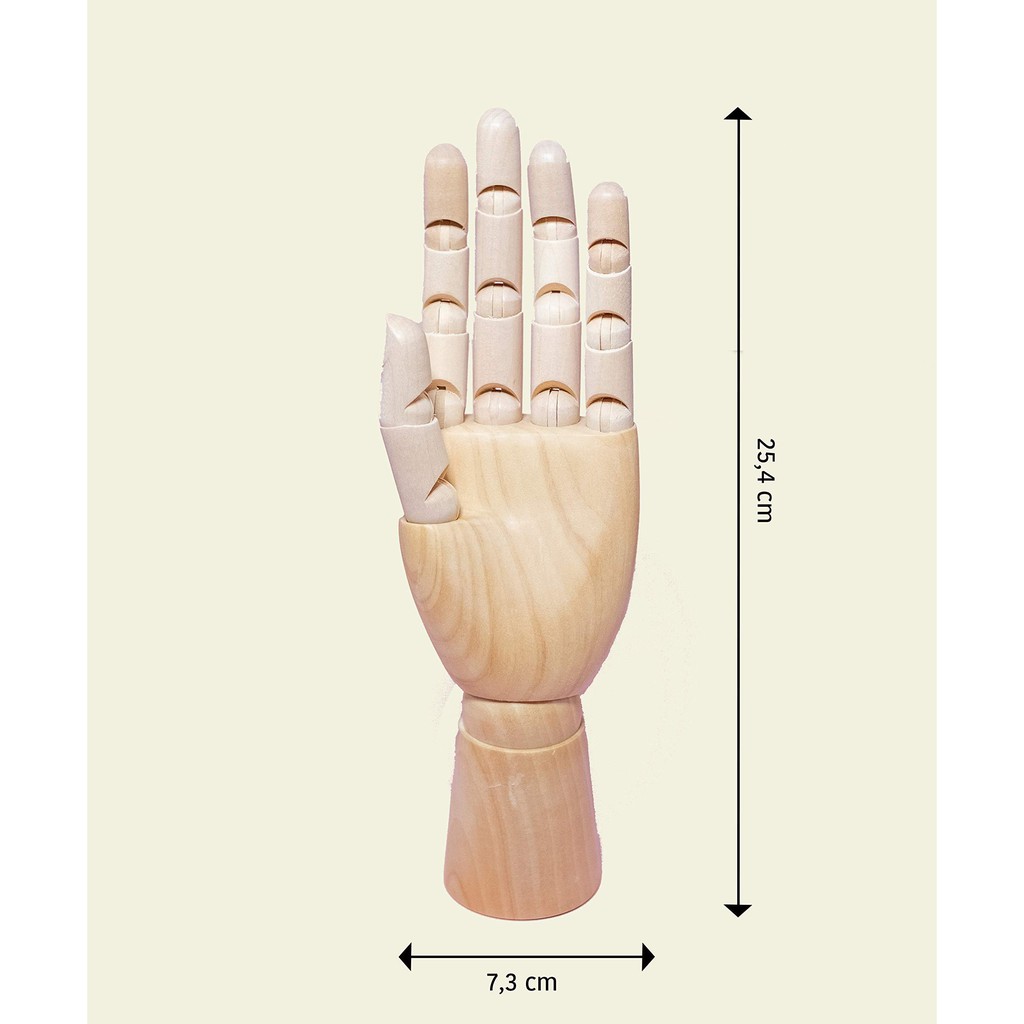 MÔ HÌNH TAY GỖ MONT MARTE - HAND MANNEQUIN