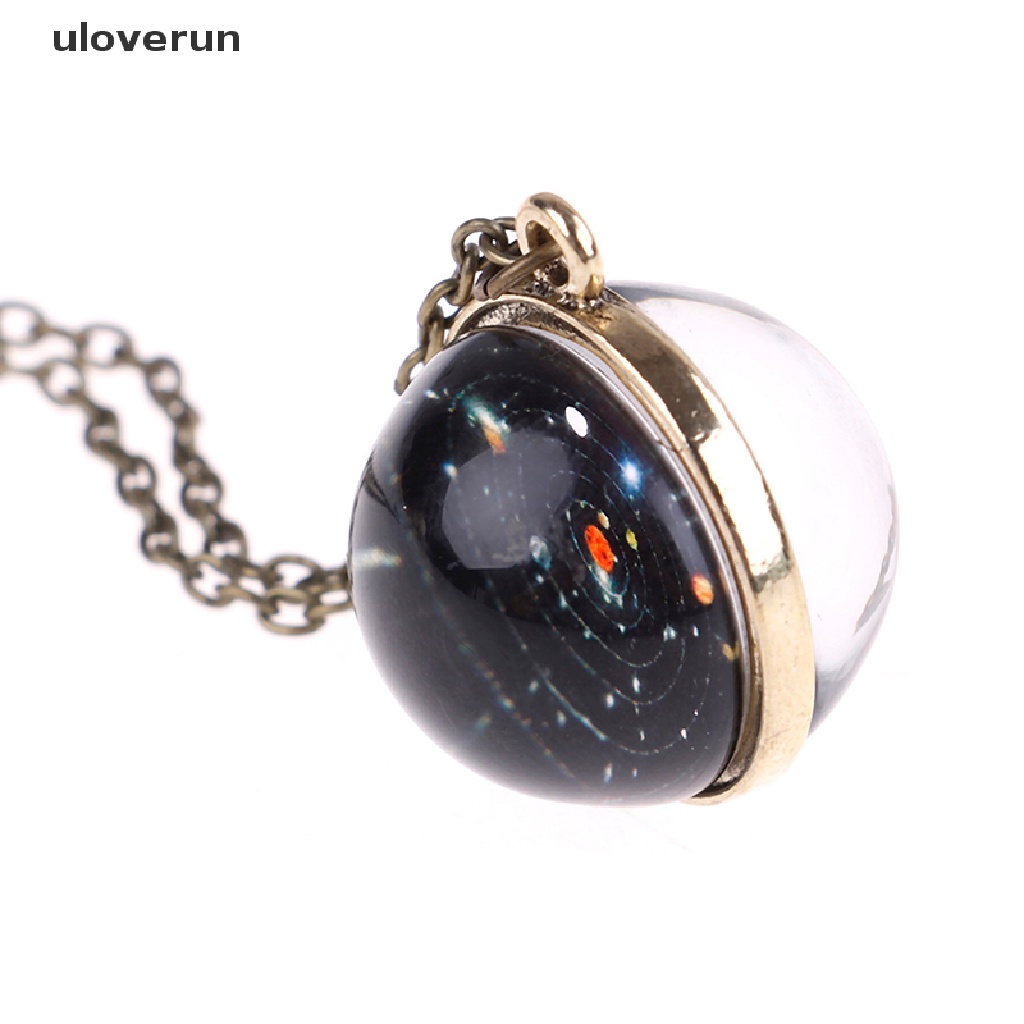 Vòng cổ Hai Mặt Hình Hệ Mặt Trời Galaxy Độc Đáo