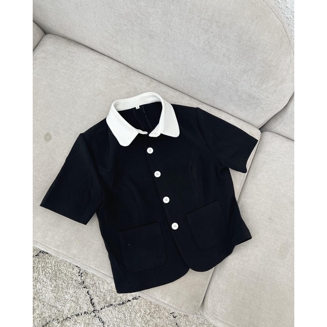 blazer lửng đen | BigBuy360 - bigbuy360.vn