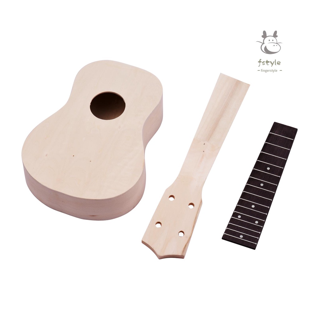 Đàn Ukulele Gỗ 21 Inch Tự Làm Cho Người Mới Bắt Đầu