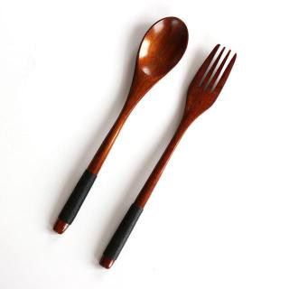 Bộ 2 muỗng gỗ ăn tráng miệng