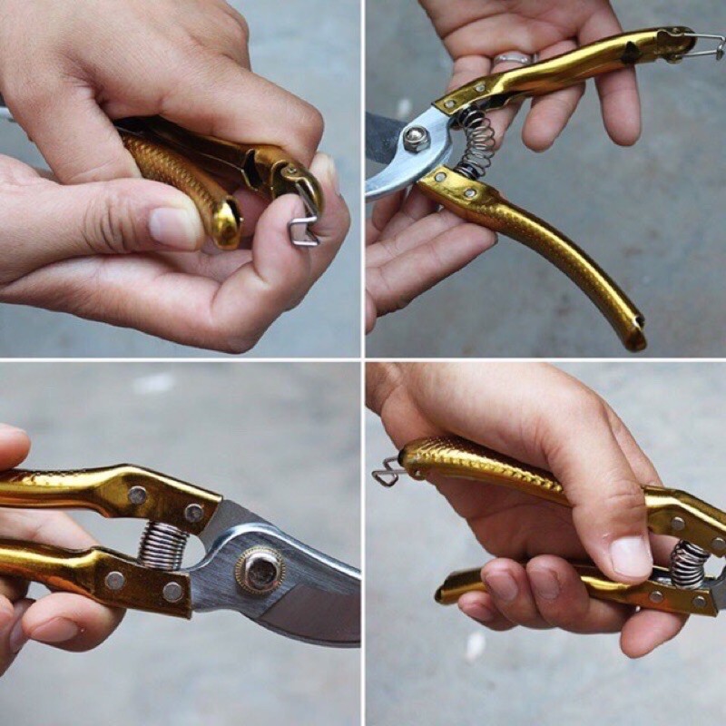 ( HOT ) Kéo cắt cành cây TOP cán Vẩy cá vàng