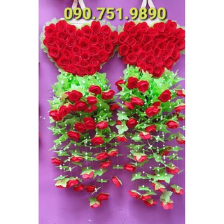 2 bộ nguyên liệu làm hoa treo tường