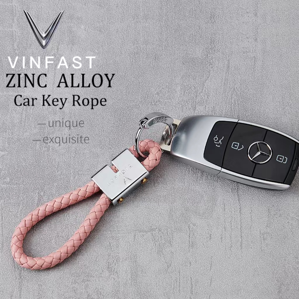 Móc Chìa Khóa Dây Bện Chống Thất Lạc Cho VinFast VF8 VF9 VF e34 VF5 VF7 LUX2.0 LUX a2.0 VF33